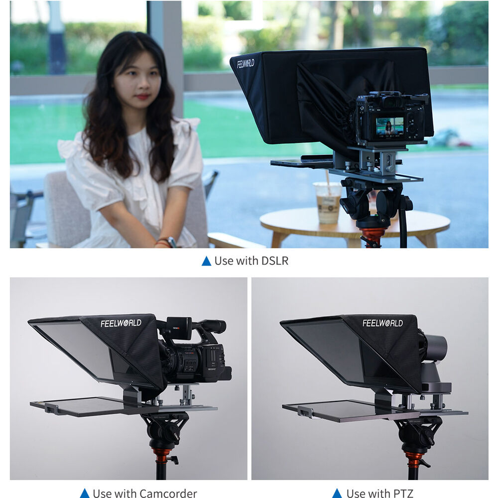 FeelWorld TP16 Folding Teleprompter with Remote Control for Tablets - 10